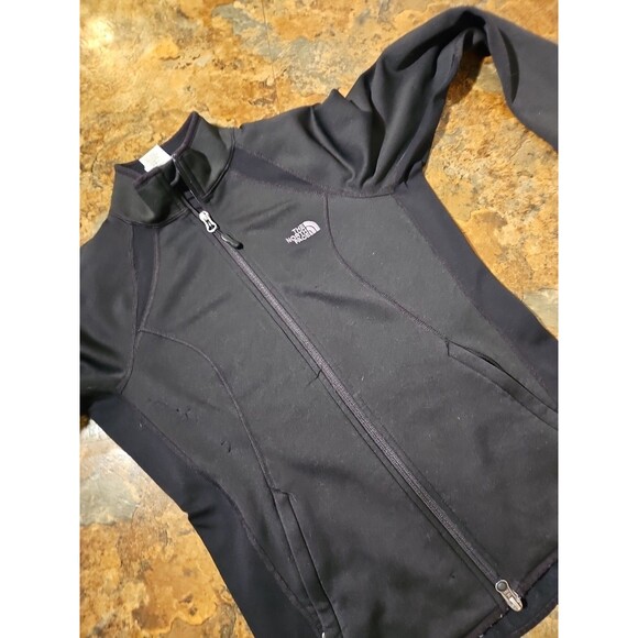 The North Face Jacket Womens Medium Black Full Zip 100% Poly (A8) - Picture 10 of 10